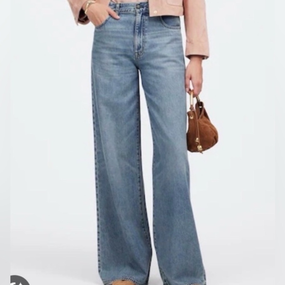 Madewell super wide leg Jeans in airy denim